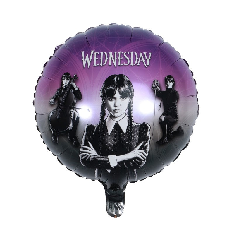 Μπαλόνι Wednesday Addamns- Στρογγυλό foil