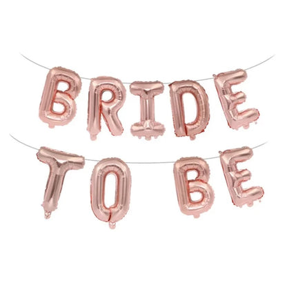 Μπαλόνια ροζ χρυσό "Bride to Be
