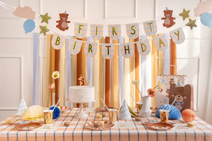 Μπάνερ 1st Birthday με αρκουδάκια 2.55m