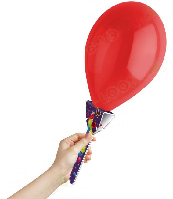 Μπλε Οικολογικό χάρτινο καλαμάκι για μπαλόνι