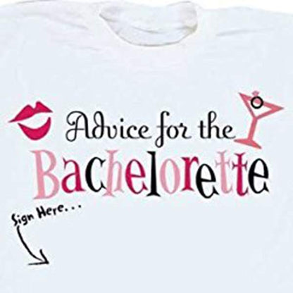 Μπλουζακι "Advice for the Bride" με μαρκαδόρο