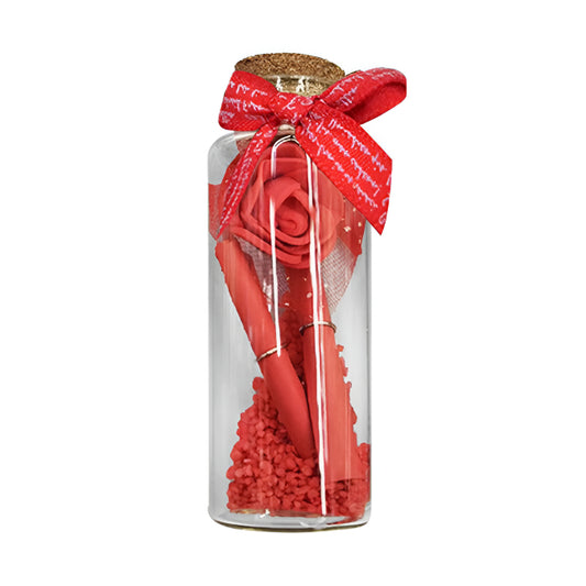 Μπουκαλάκι γυάλινο με φελλό LOVE