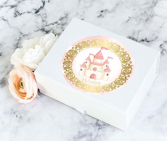 Αυτοκόλλητα με όνομα θέμα Πριγκίπισσα (6 τεμ)