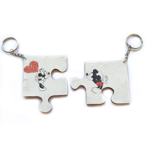 Μπρελόκ για ζευγάρι - Mickey & Minnie in Love (2 τεμ)
