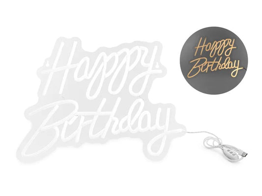 Neon Led Happy Birthday