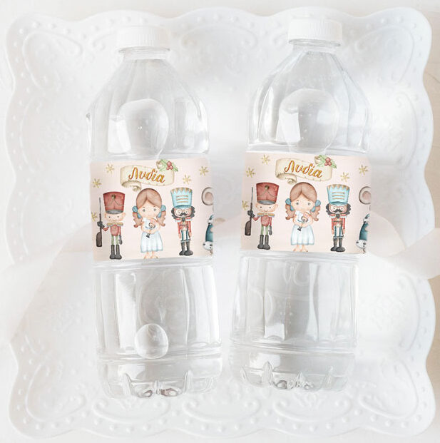 Ετικέτες για μπουκάλια νερού Kαρυοθραύστης (8 τεμ)