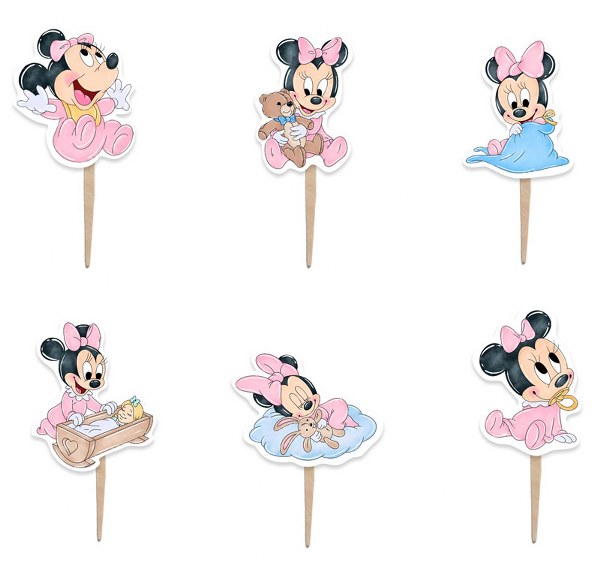 Οδοντογλυφίδες Baby Minnie (6 τεμ)