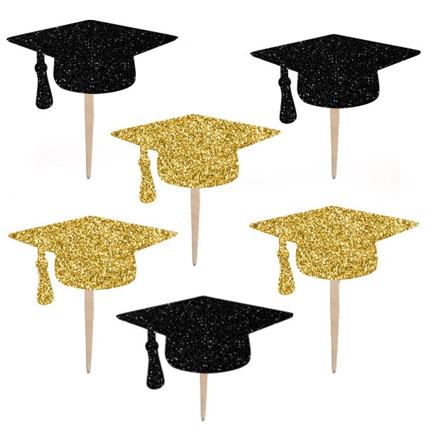 Οδοντογλυφίδες Καπέλο Αποφοίτησης (6 τεμ)