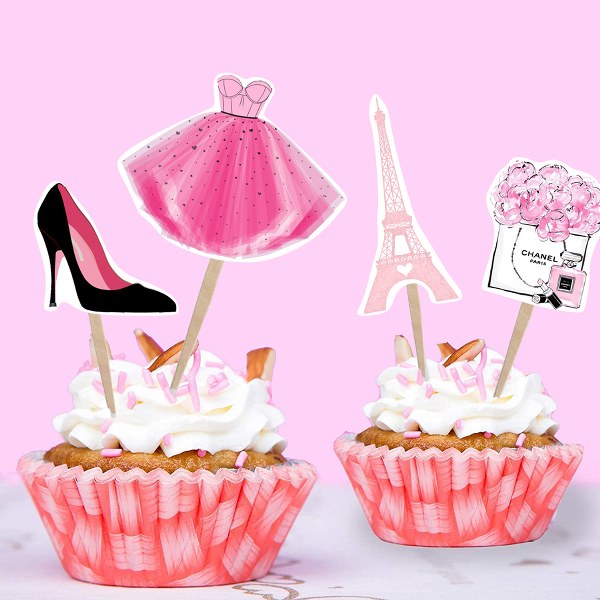 Οδοντογλυφίδες πάρτυ Girl in Paris (6 τεμ)