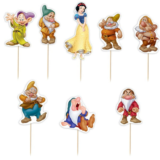 Οδοντογλυφίδες πάρτυ Χιονάτη (8 τεμ)