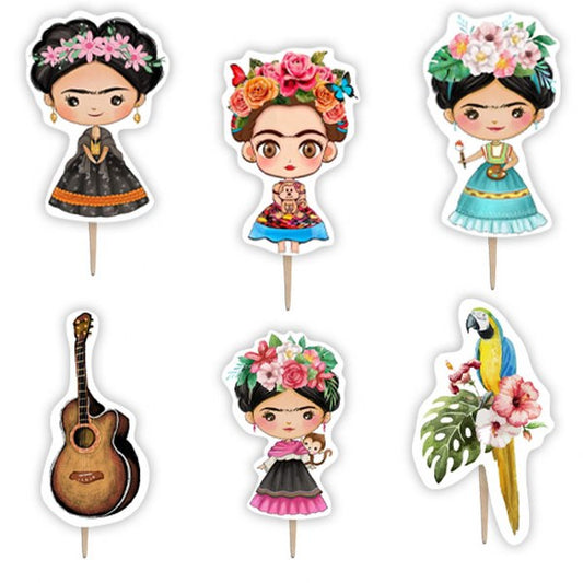 Οδοντογλυφίδες Frida Kahlo (6 τεμ)