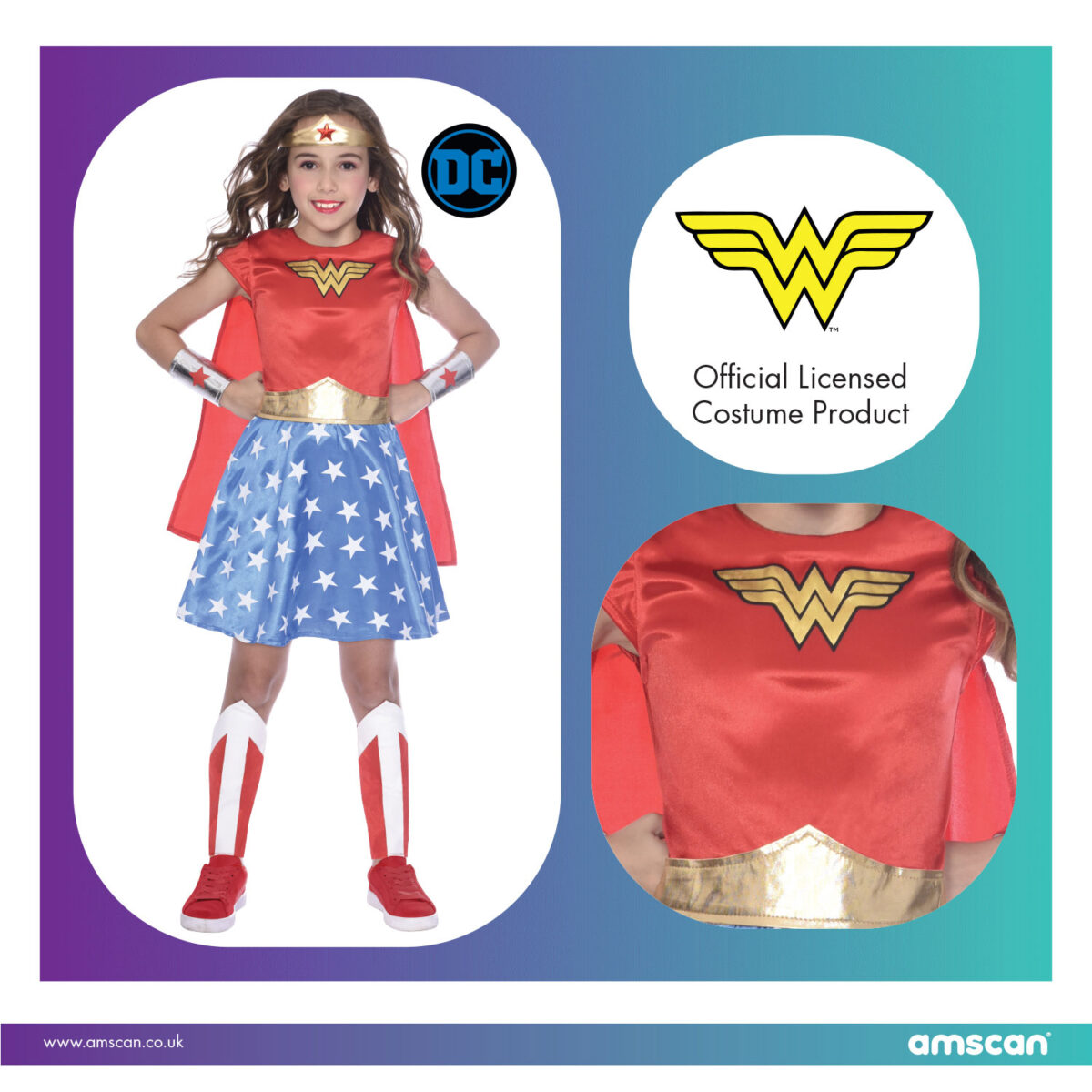 Παιδική Στολή Wonder Woman - 10-12 ετών