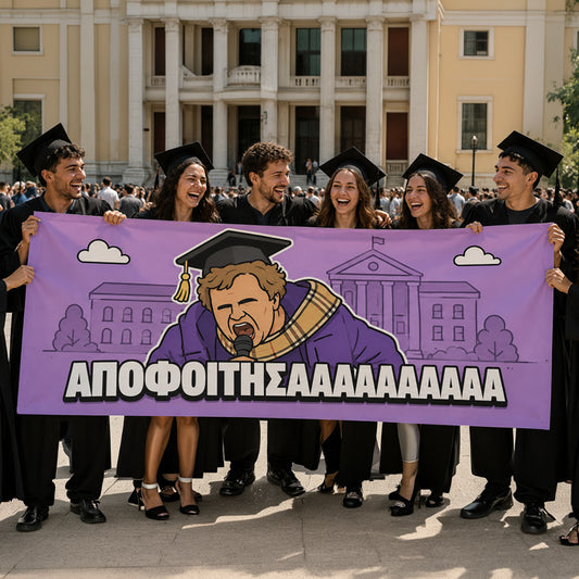 Πανό Αποφοίτησης – Aποφοίτησααα