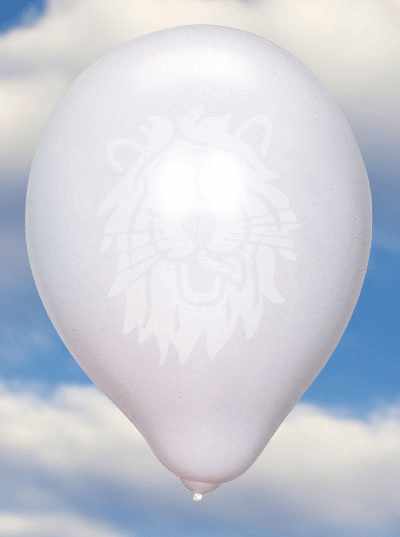 Μπαλόνια Λάτεξ R100 Λευκό / 20 τεμ