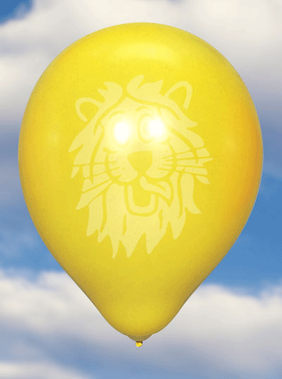 Μπαλόνια Λάτεξ R100 Κίτρινο / 20 τεμ