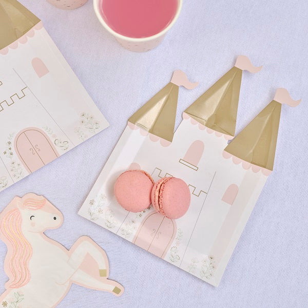 Πιάτα Χάρτινα Πριγκίπισσα - Princess Castle  / 8 τεμ