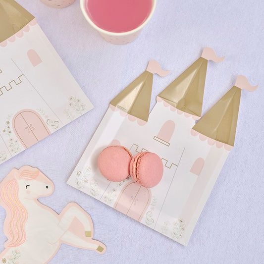 Πιάτα Χάρτινα Πριγκίπισσα - Princess Castle  / 8 τεμ