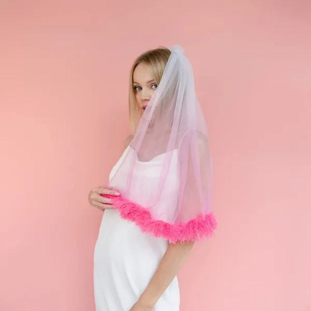 Πέπλο Bride to Be με κρόσια