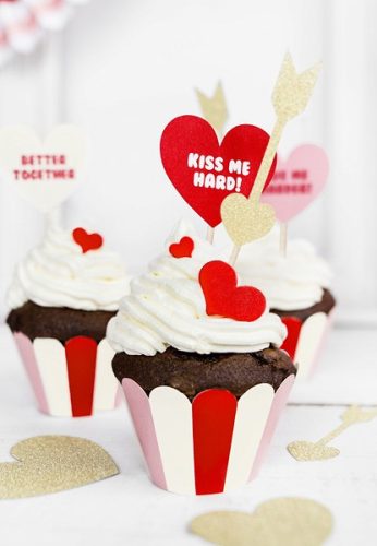 Περιτύλιγμα για cupcake Sweet Love (6 τεμ)
