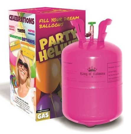 Φιάλη ήλιον για 20 μπαλόνια