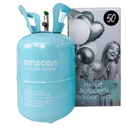 Φιάλη ήλιον για 50 μπαλόνια