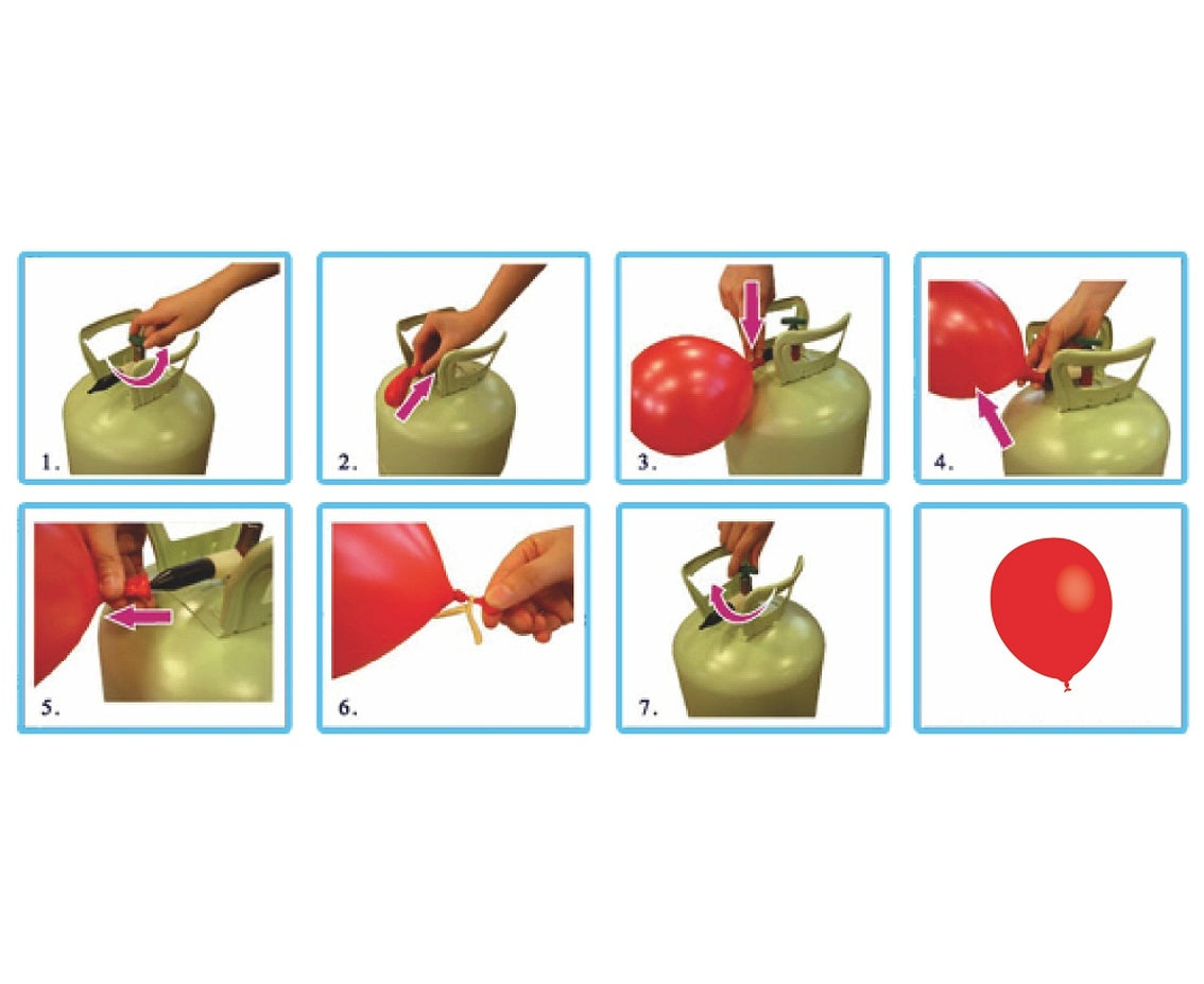 Φιάλη ήλιον για 50 μπαλόνια