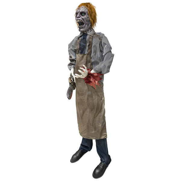 Animatronic Φιγούρα Halloween -Δολοφόνος με Αλυσοπρίονο με ήχο και φως 170cm