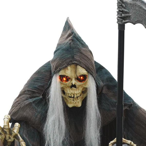 Animatronic XL Φιγούρα Halloween - Χάρος με Δρεπάνι 182cm