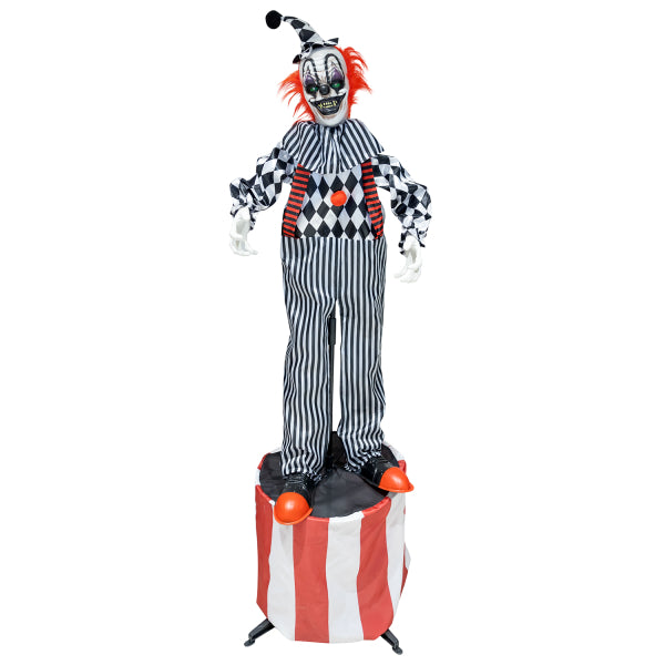 Animatronic Φιγούρα Halloween - Κλόουν σε Σκηνή με ήχο και φως 180m