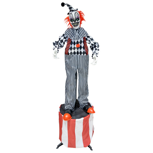 Animatronic Φιγούρα Halloween - Κλόουν σε Σκηνή με ήχο και φως 180m