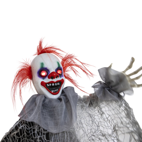 Φιγούρα Halloween - Κρεμαστός Κλόουν με φως και ήχο