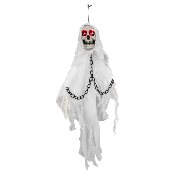 Animatronic Φιγούρα Halloween - Φάντασμα Σκελετός με ήχο και φως 80cm