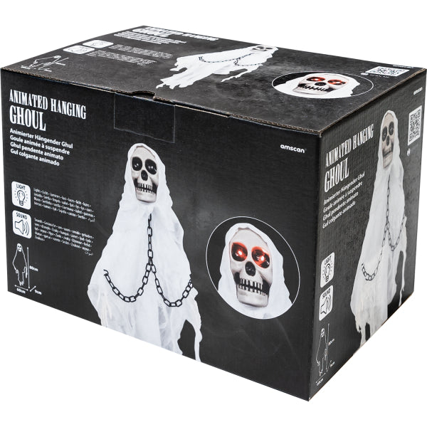 Animatronic Φιγούρα Halloween - Φάντασμα Σκελετός με ήχο και φως 80cm