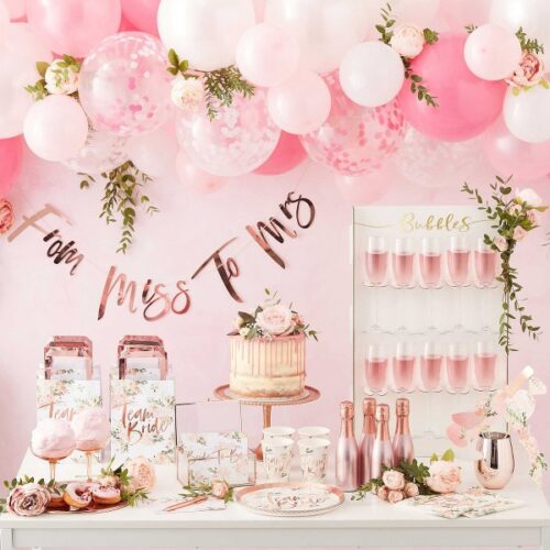 Φλοράλ Photobooth Props για Bachelorette (10 τεμ)