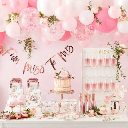Φλοράλ Photobooth Props για Bachelorette (10 τεμ)