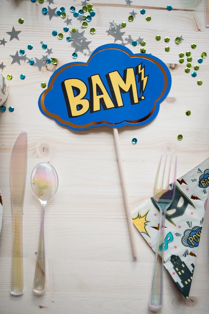 Photo Booth Kit Super Hero (9 τεμ)