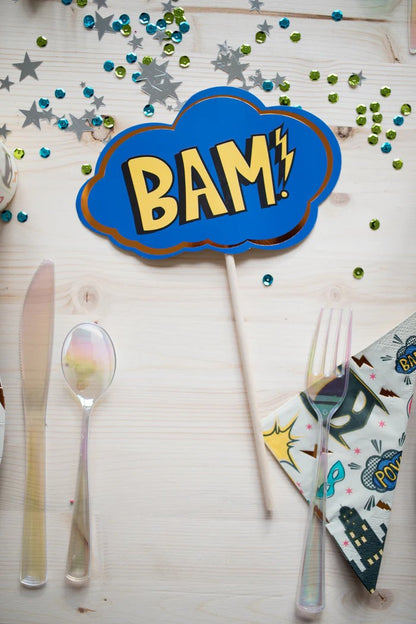 Photo Booth Kit Super Hero (9 τεμ)