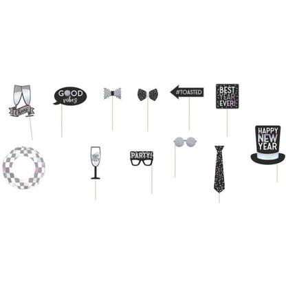Photo booth Props Happy New Year (10 τεμ)