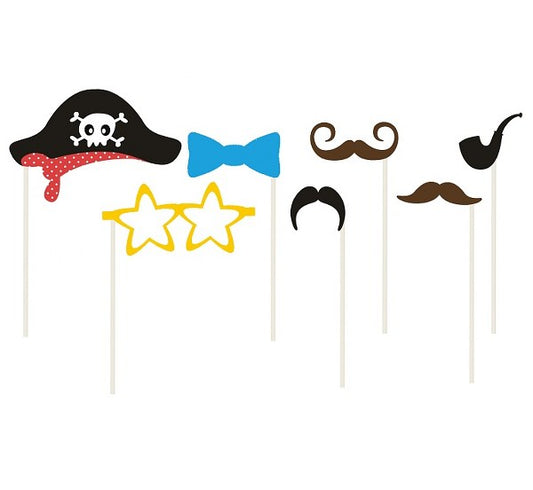Photo booth Props Πειρατές (7 τεμ)