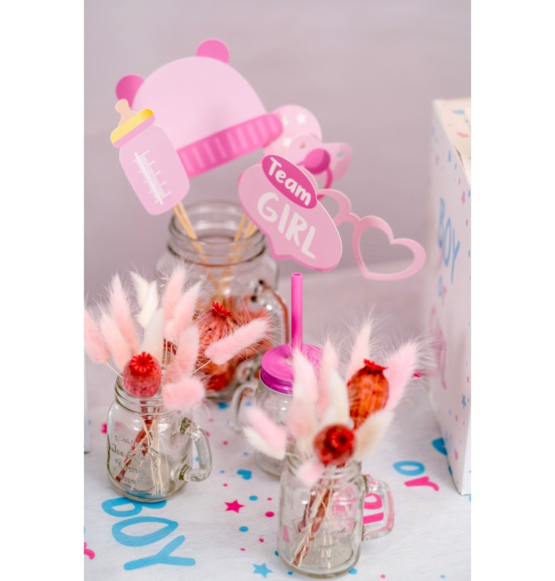 Στικάκια Photobooth Gender Reveal (12 τεμ)