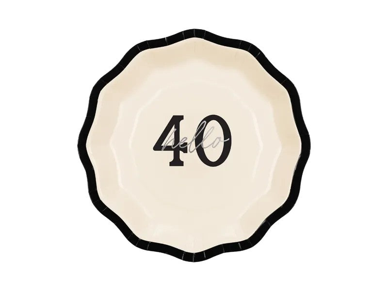 Πιάτα "Hello 40" (χάρτινα)