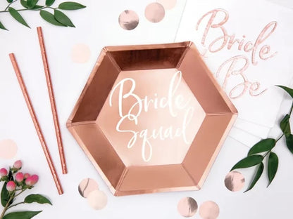 Πιάτα για bachelorette "Bride Squad" (6 τεμ)