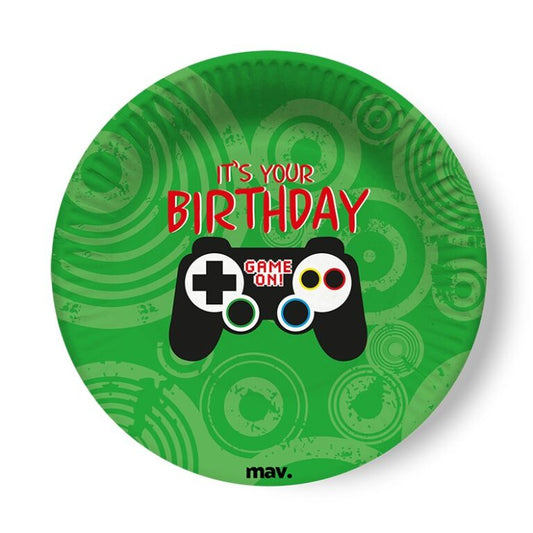 Πιάτα γλυκού HB Game Controller (8 τεμ)