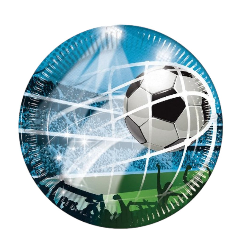 Πιάτα γλυκού Ποδόσφαιρο - Soccer Fans (8 τεμ)