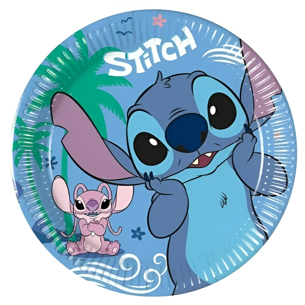 Πιάτα πάρτυ Stitch & Angel (8 τεμ)