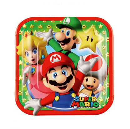 Πιάτα γλυκού Super Mario (8 τεμ)