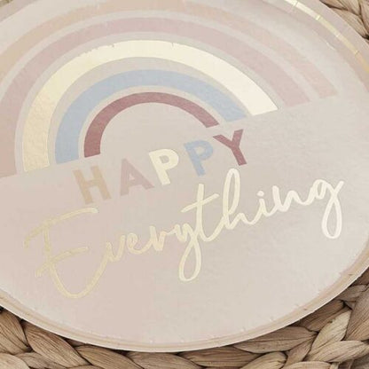 Πιάτα Ουράνιο Τόξο - Happy Everything (8 τεμ)