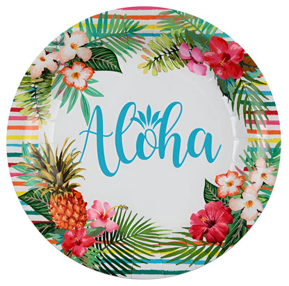 Πιάτα πάρτυ Aloha (10 τεμ)