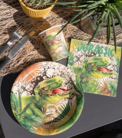 Πιάτα πάρτυ Δεινόσαυροι Jurrasic (10 τεμ)