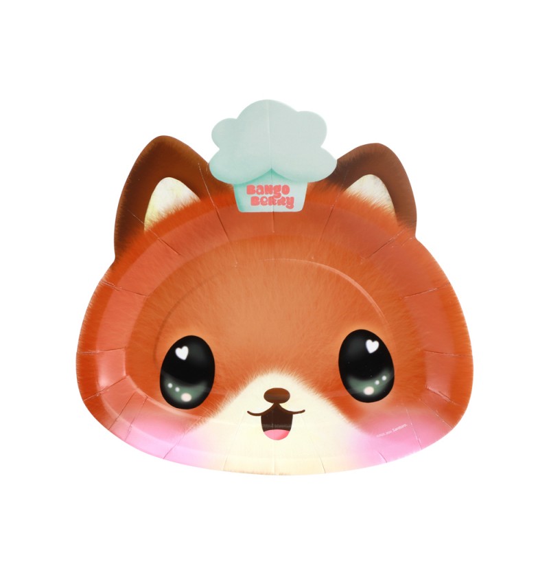 Πιάτα Πάρτυ Αλεπού - Bangoberry (8 τεμ)